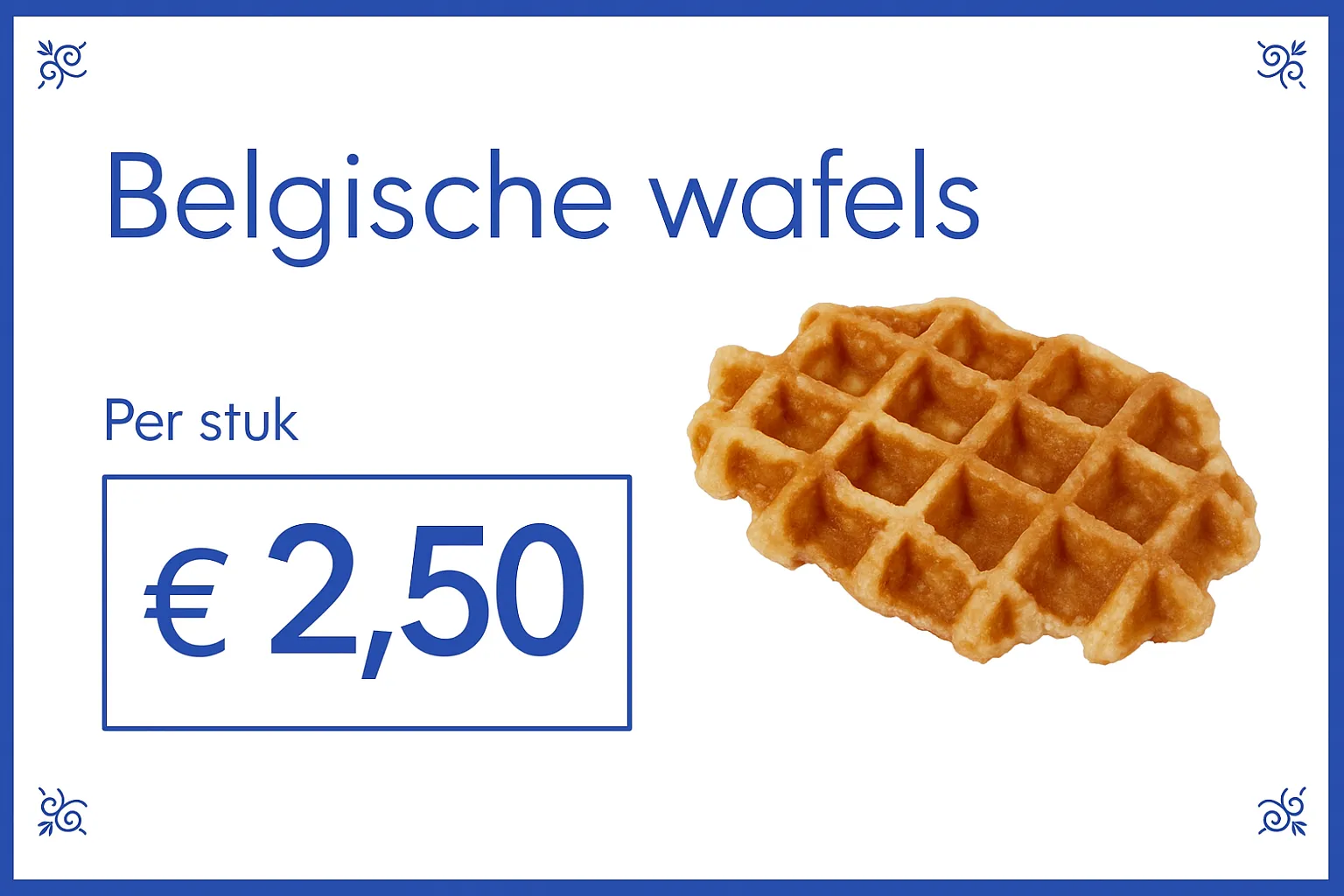 Belgische wafels van Tony Vergunst