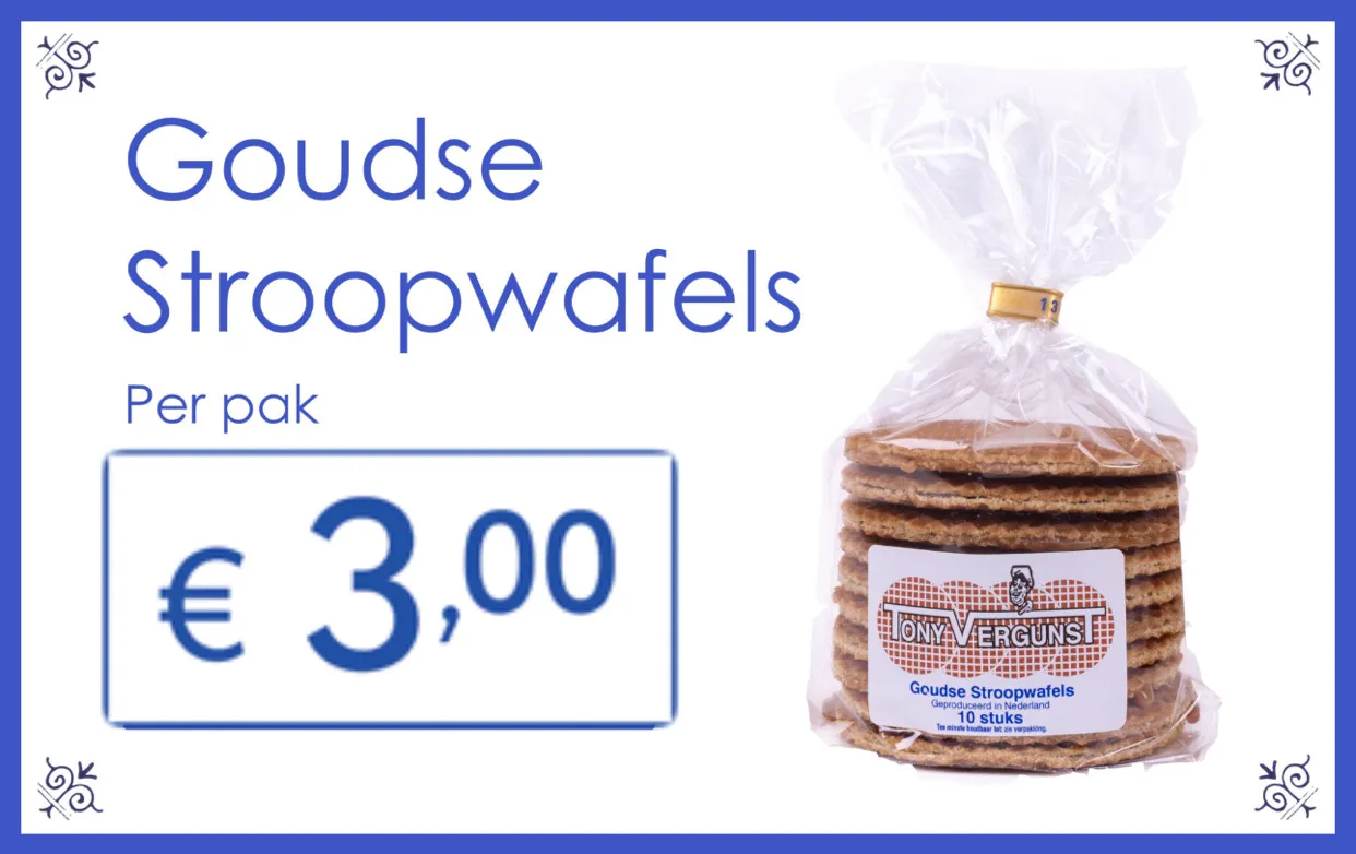 Goudse stroopwafels van Tony Vergunst